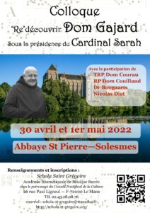 COLLOQUE Dom Gajard