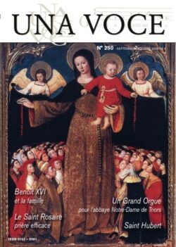 Revue N° 250 (num.) - Benoît XVI et la famille