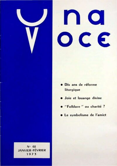 Revue N° 48 (num.) - Una Voce - Dix ans de réforme liturgique