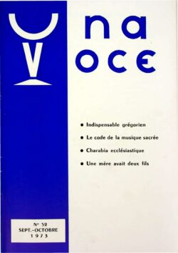 Revue N° 52 (num.) - Una Voce - Indispensable grégorien