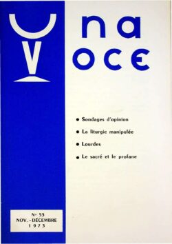 Revue N° 53 (num.) - Una Voce - Sondages d'opinion