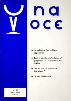 Revue N° 56 (num.) - Una Voce - La religion des milieux polulaires