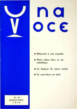 Revue N° 57 (num.) - Una Voce - Réponses à une enquête
