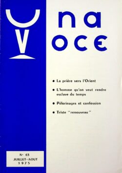 Revue N° 63 (num. ) - Una Voce - la prière vers l'Orient