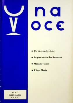 Revue N°67 (num.) - Una Voce - Un néo-modernisme