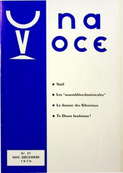 Revue N° 71 (num.) - Una Voce - Noël