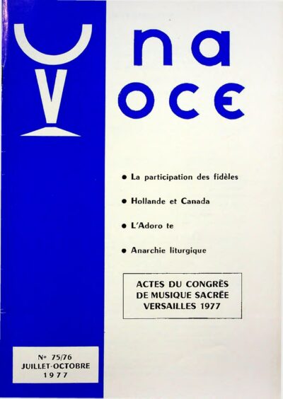 Revue N° 75-76 (num.) - Una Voce - La participation des fidèles