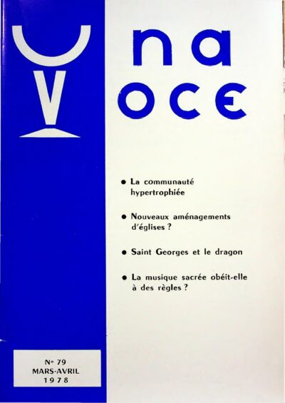 Revue N° 79 ( num.) - Una Voce - La communauté hypertrophiée