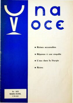 Revue N° 103 (num.) - Una Voce - Ruines accumulées