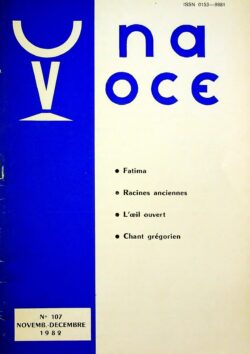 Revue N° 107 ( num.) - Una Voce - Fatima