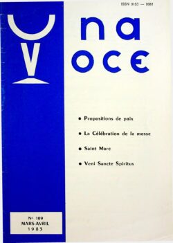 Revue N° 109 (num.) - Una Voce - Propositions de paix