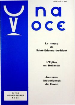 Revue N° 120 (num.) - Una Voce - La messe de Saint-Etienne-du-Mont