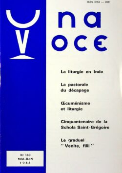 Revue N° 140 (num.) - Una voce - La liturgie en Inde