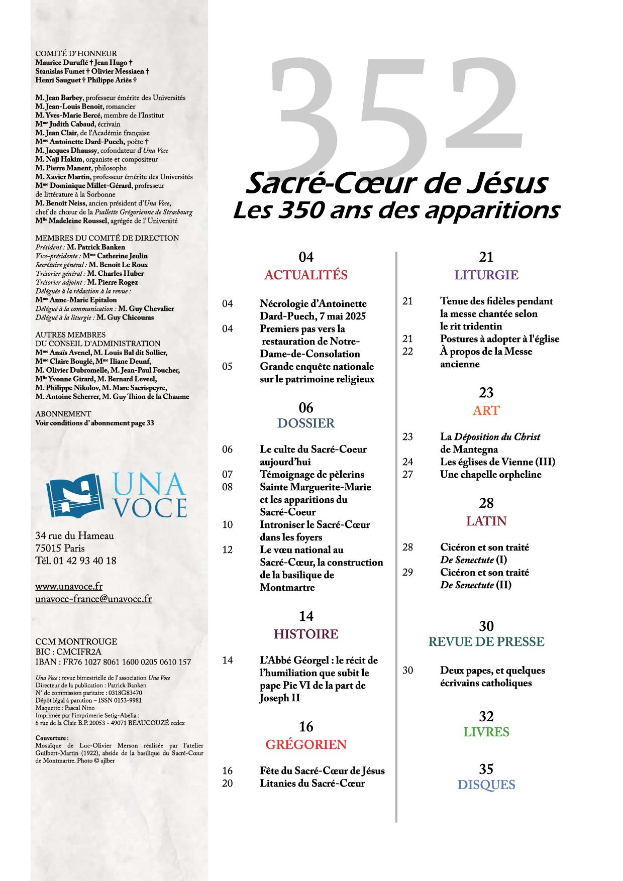 VTE352 Sommaire