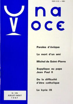 Revue N° 135 - Una Voce - Paroles d'évêque (Mgr F.  Hengsbach)