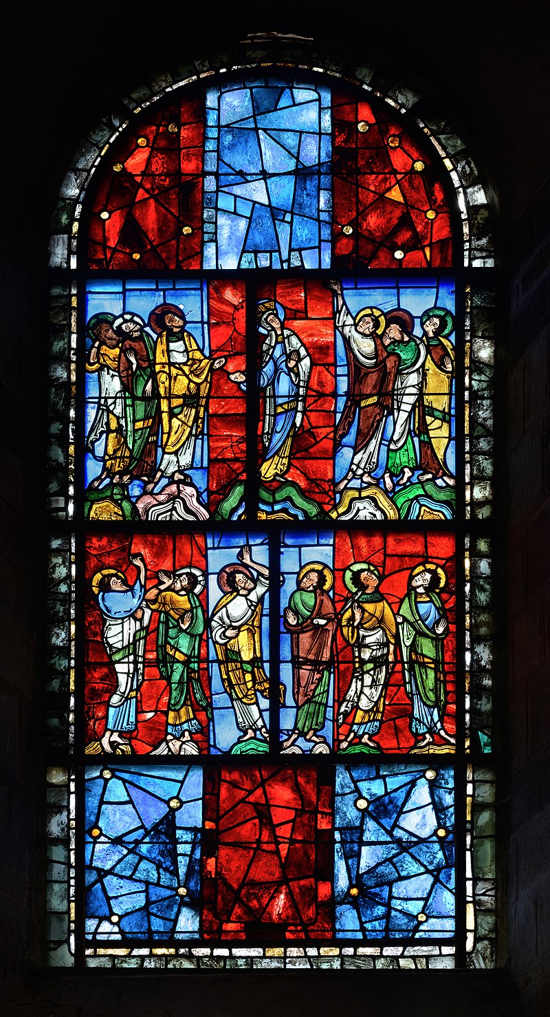 Vitrail de L'Ascension de Notre-Seigneur - Cathédrale Saint-Julien du Mans