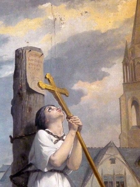 Sainte Jeanne d’Arc sur le bûcher - Jules-Eugène Lenepveu