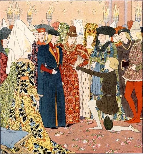 Boutet de Monvel – Sainte Jeanne d’Arc devant le roi (vers 1896)