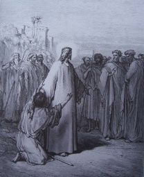 La guérison du sourd muet - Paul Gustave Louis Christophe Doré, dit Gustave Doré (1832-1883)