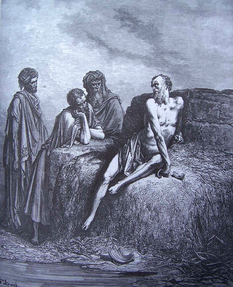 Pent21_dore-bible_job_sur_son_fumier-Vingt-et-unième dimanche après la Pentecôte