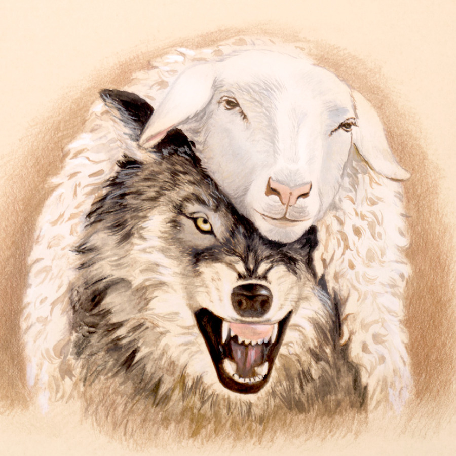 « Méfiez-vous des faux prophètes, qui viennent à vous en vêtements de brebis, mais qui au-dedans sont des loups rapaces » (Matthieu 7:15). - Septième dimanche après la Pentecôte