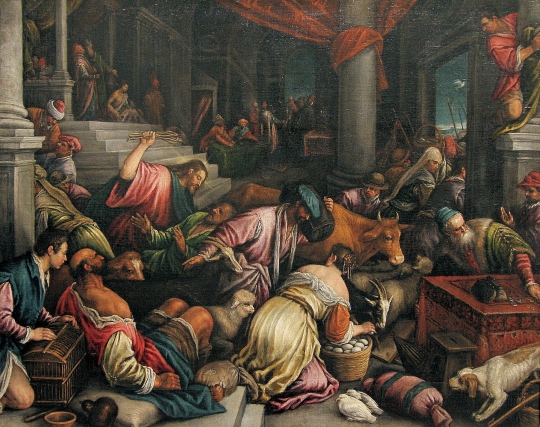 Jésus chasse les marchands du Temple - Neuvième dimanche après la Pentecôte