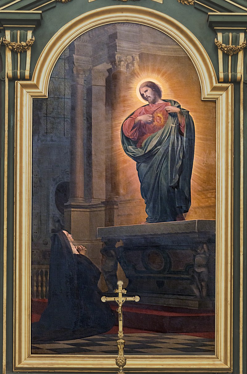 Vision de Marguerite-Marie, par Armand Cambon Cathédrale Notre-Dame de l’Assomption de Montauban.