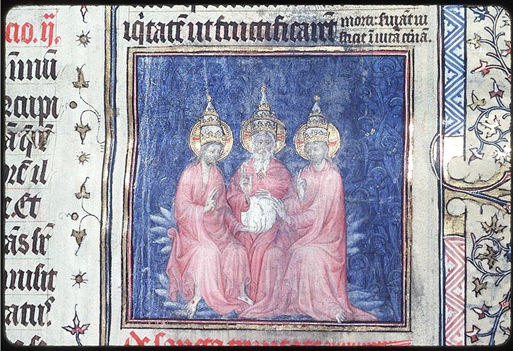 Trinité triandrique Lectionnaire de la Sainte-Chapelle de Bourges
