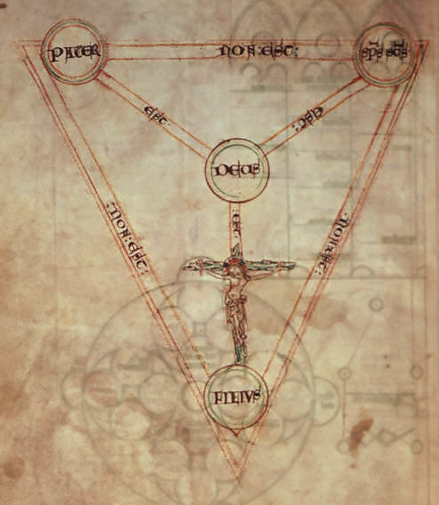 La version la plus ancienne du Scutum Fidei, manuscrit de Pierre de Poitiers, v. 1210.